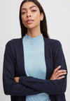 b.young Nonina Long Open Cardigan, Navy