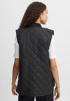 b.young Canna Quilted Short Gilet, Black