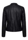 B.young Acom Faux Leather Biker Jacket, Black