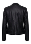 B.young Acom Faux Leather Biker Jacket, Black