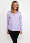B.Young Open Collar Blouse, Lilac
