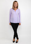B.Young Open Collar Blouse, Lilac