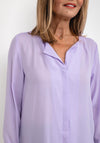 B.Young Open Collar Blouse, Lilac