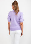 b.young Collared Knit Sweater, Lilac