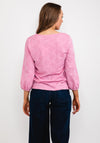 b.young Jacquard Pattern Top, Soft Pink