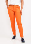 b.young Slim Leg Trousers, Orange
