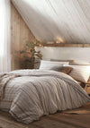 Portfolio Home Cabin Stripe Duvet Set, Terracotta