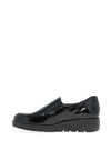 CallagHan Patent Slip On Shoes, Black