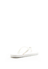 Calvin Klein Womens Flip Flops, White