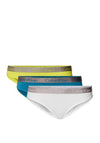 Calvin Klein Womens Radiant 3 Pack Bikini Briefs, Multi