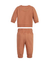 Calvin Klein Jeans Baby Logo Tracksuit, Copper Reef