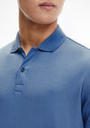 Calvin Klein Liquid Touch Polo Shirt, Iron Blue