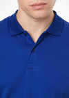 Calvin Klein Liquid Touch Polo Shirt, Mid Azure Blue