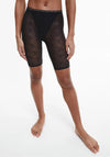 Calvin Klein Logo Lace Biker Shorts, Black