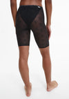 Calvin Klein Logo Lace Biker Shorts, Black