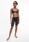 Calvin Klein Logo Lace Biker Shorts, Black