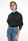 Calvin Klein Jeans Micro Branding Hoodie, Black
