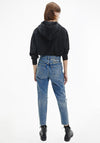 Calvin Klein Jeans Micro Branding Hoodie, Black