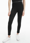 Calvin Klein Jeans Milano Logo Waistband Leggings, Black