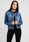 Calvin Klein Foundation Western Denim Jacket, Blue