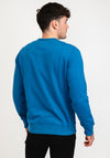 Calvin Klein Institutional Box Logo Crew Neck Sweater, Antique Blue