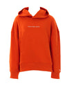 Calvin Klein Jeans Logo Boxy Hoodie, Orange