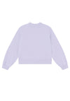 Calvin Klein Jeans Girls Monogram Off Placed Sweatshirt, Lavender Ice