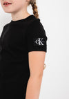 Calvin Klein Jeans Badge Ribbed T-Shirt, CK Black