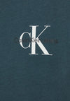 Calvin Klein Jeans Boys Chest Monogram Top, Ocean Teal