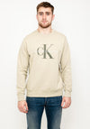 Calvin Klein Jeans Monogram Logo Sweatshirt, Wheat Fields