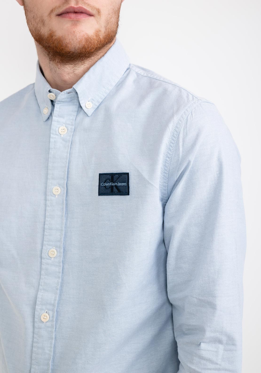 Calvin Klein Jeans Regular Fit Shirt, Iceland Blue