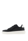 Calvin Klein Jeans Leather Trainers, Black & White