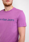Calvin Klein Jeans Institutional Logo T-Shirt, Iris Orchid