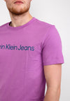 Calvin Klein Jeans Institutional Logo T-Shirt, Iris Orchid