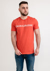 Calvin Klein Institutional Logo T-Shirt, Rhubarb Red