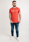 Calvin Klein Institutional Logo T-Shirt, Rhubarb Red