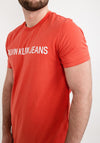 Calvin Klein Institutional Logo T-Shirt, Rhubarb Red