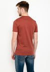 Calvin Klein Jeans Monogram Logo T-Shirt, Terracotta
