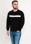 Calvin Klein Jeans Embossed Logo Strip Sweatshirt, Black