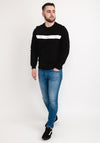 Calvin Klein Jeans Embossed Logo Strip Sweatshirt, Black