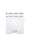 Calvin Klein Cotton Stretch 3 Pack Boxers, White