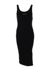 Calvin Klein Jeans Organic Cotton Rib Jersey Dress, Black