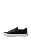 Calvin Klein Logo Slip on Trainers, Black