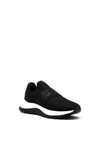Calvin Klein Womens Knit Slip on Trainers, Black