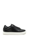 Calvin Klein Womens Leather Chunky Trainer, Black