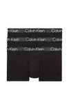 Calvin Klein 3 Pack Modern Structure Boxers, Black