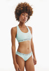 Calvin Klein Racer Back Pastel Bralette, Mint Green