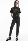 Calvin Klein Jeans Womens Tie Knot T-Shirt, Black