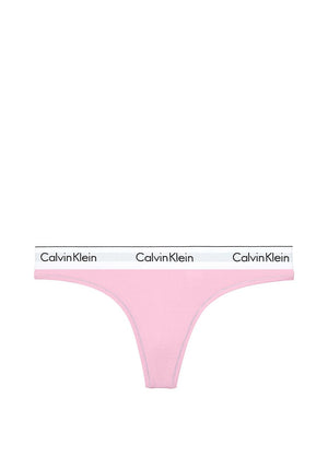 Calvin Klein Logo Brand Thong, Pink