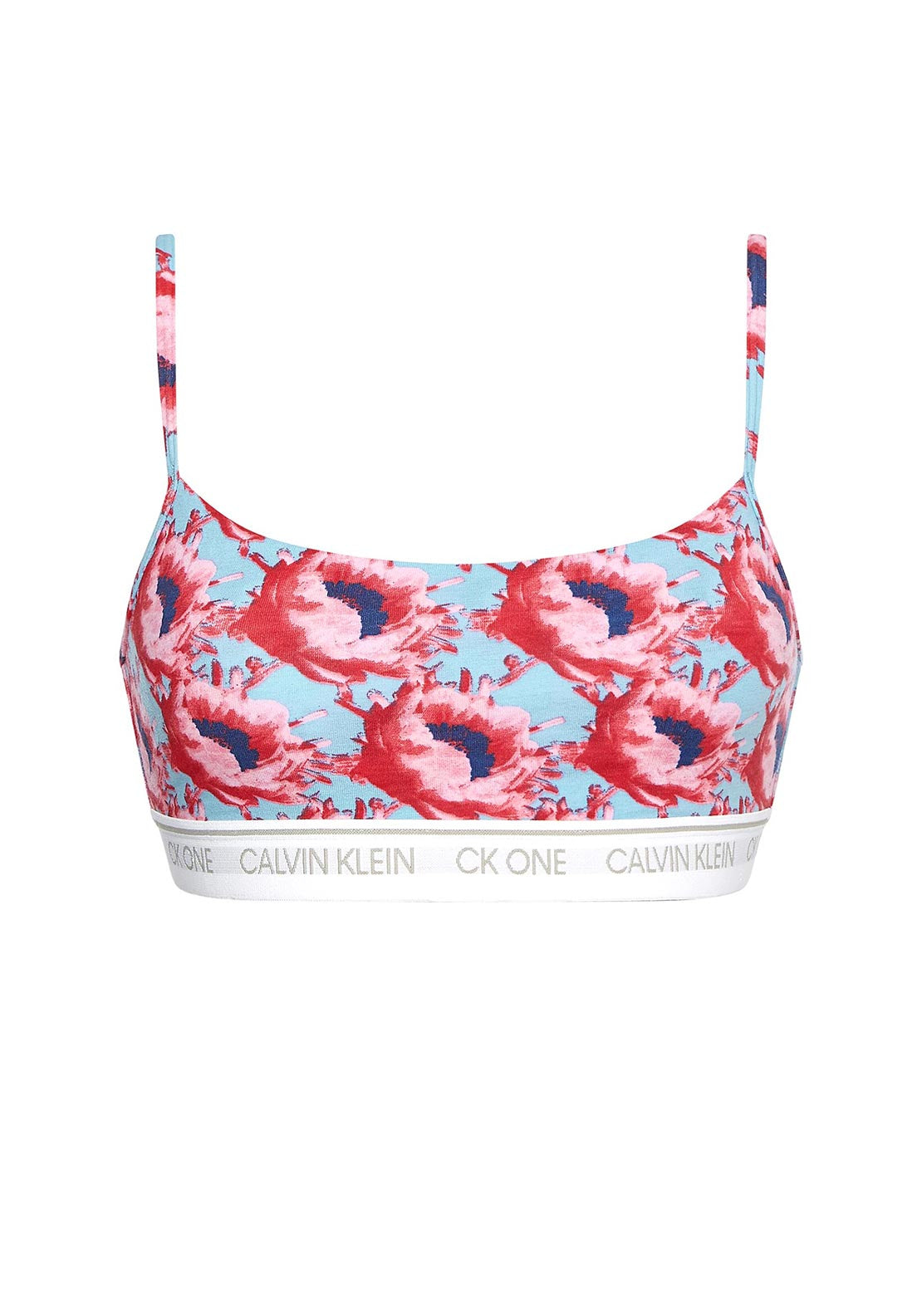 Calvin Klein Adjustable Straps Bralette, Pink Multi